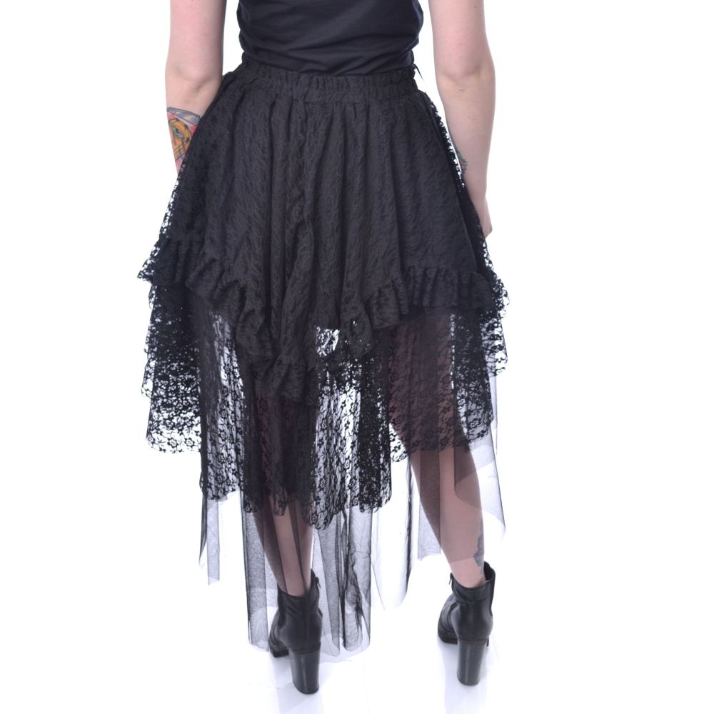 Poizen Industries - LAVINIA Rok - Zwart